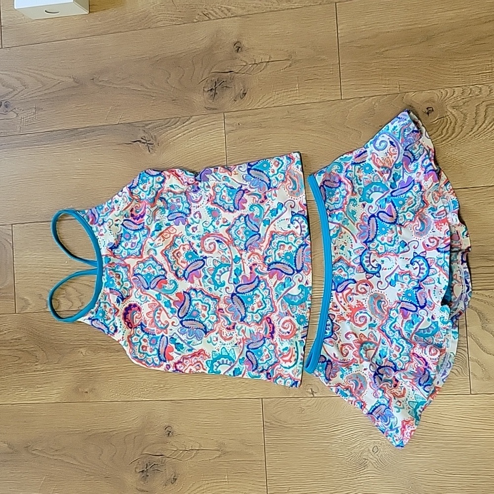 LL Bean girls tankini